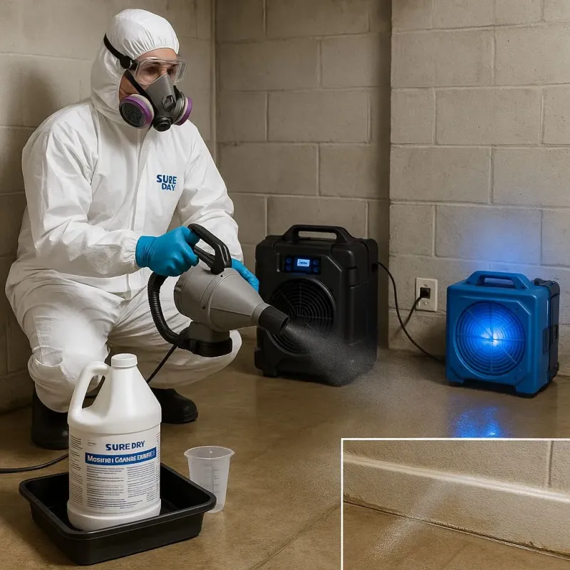 Sanitization and Odor Removal process in Worcester County, MA